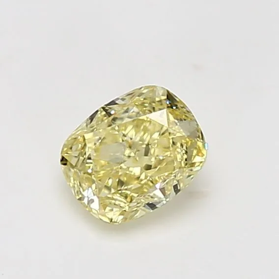 0.71 Carat Cushion Brilliant Yellow VS2 Natural Diamond