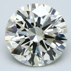 3.02 Carat Round M SI2 Natural Diamond