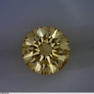 0.27 Carat Round Fancy Orange Natural Diamond
