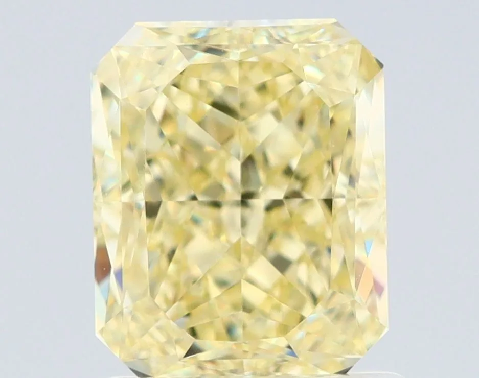 1.51 Carat Radiant Fancy Yellow VS1 Natural Diamond 1 1.51 Carat Radiant Fancy Yellow VS1 Natural Diamond