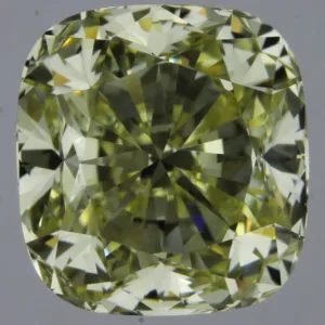 1.74 Carat Fancy Light Yellow VS1 CUSHION BRILLIANT Diamond