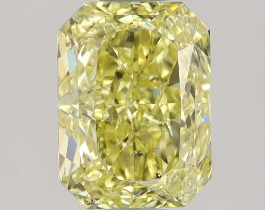 1.27 Carat Radiant Fancy Intense Yellow SI2 Natural Diamond 1 1.27 Carat Radiant Fancy Intense Yellow SI2 Natural Diamond