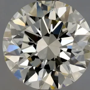 1.76 Carat Round K IF Natural Diamond
