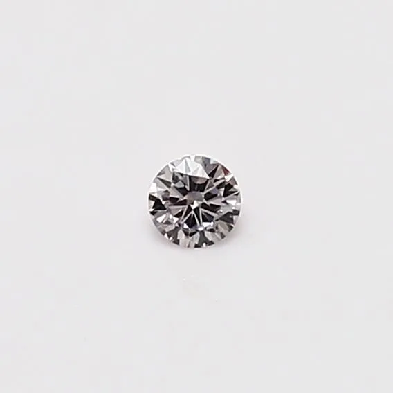 0.06 Carat Round Very Light Pink VS2 Natural Diamond
