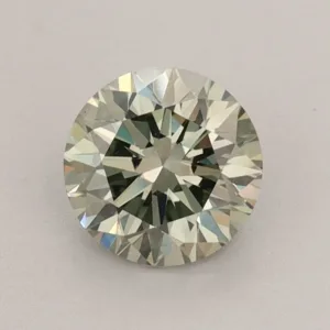 0.81 Carat Round Fancy Vivid Green VS1 Lab Diamond