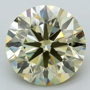6.76 Carat Round Fancy Intense Yellow VS1 Lab Diamond