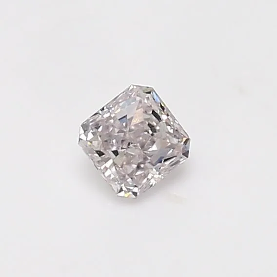 0.32 Carat Radiant Very Light Pink SI1 Natural Diamond