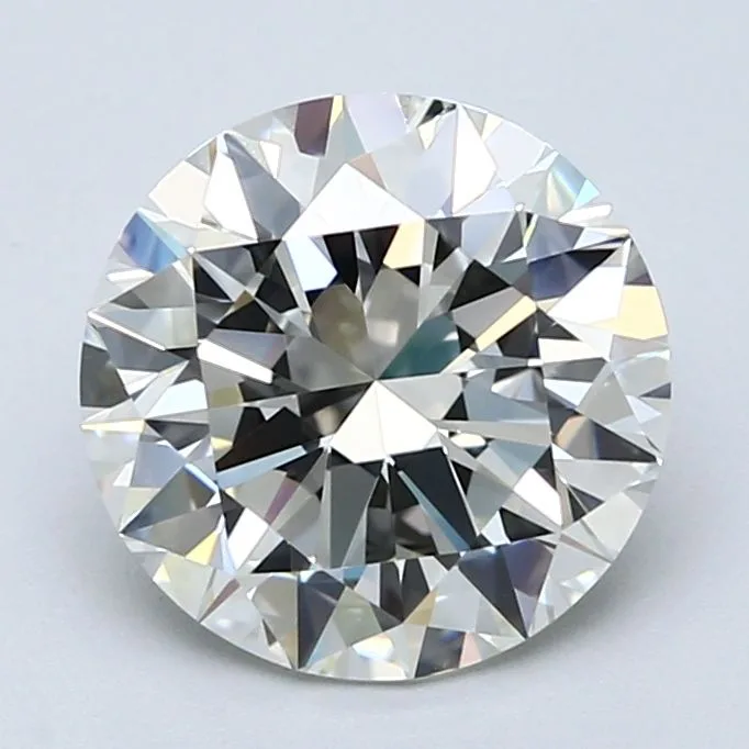 3.02 Carat Round J VS1 Natural Diamond