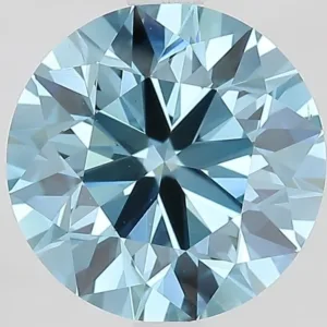 2.51 Carat Fancy Vivid Blue VVS2 ROUND Lab Diamond