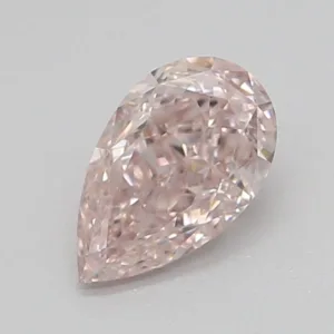 0.31 Carat Pear Fancy Pink IF Natural Diamond