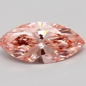1.05 Carat Fancy Vivid Pink VS1 MARQUISE Lab Diamond