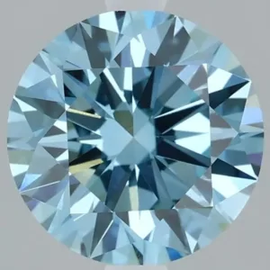 2.09 Carat Round Fancy Vivid Blue VVS2 Lab Diamond