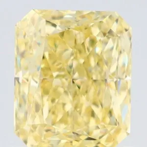 1.01 Carat Radiant Fancy Yellow IF Natural Diamond