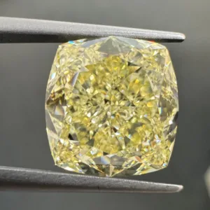 8.03 Carat Cushion Brilliant Fancy Yellow VVS1 Natural Diamond