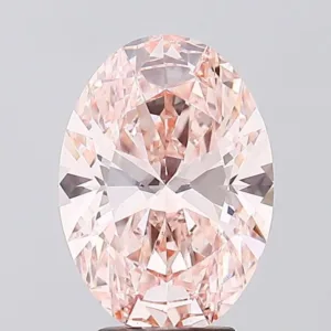 4.14 Carat Oval Fancy Intense Pink VS1 Lab Diamond