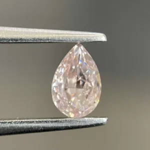 0.41 Carat Pear Fancy Pink VVS2 Natural Diamond