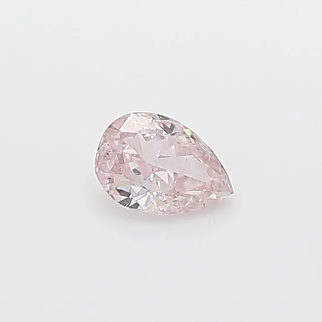 0.14 Carat Pear Fancy Pink Natural Diamond