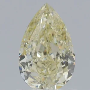 1.01 Carat Pear Fancy Light Yellow VS2 Natural Diamond