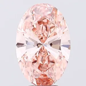 3.52 Carat Oval Fancy Intense Pink VS1 Lab Diamond