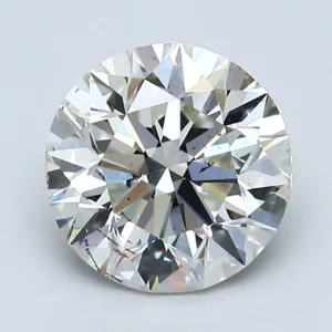 2.01 Carat Round J SI2 Natural Diamond