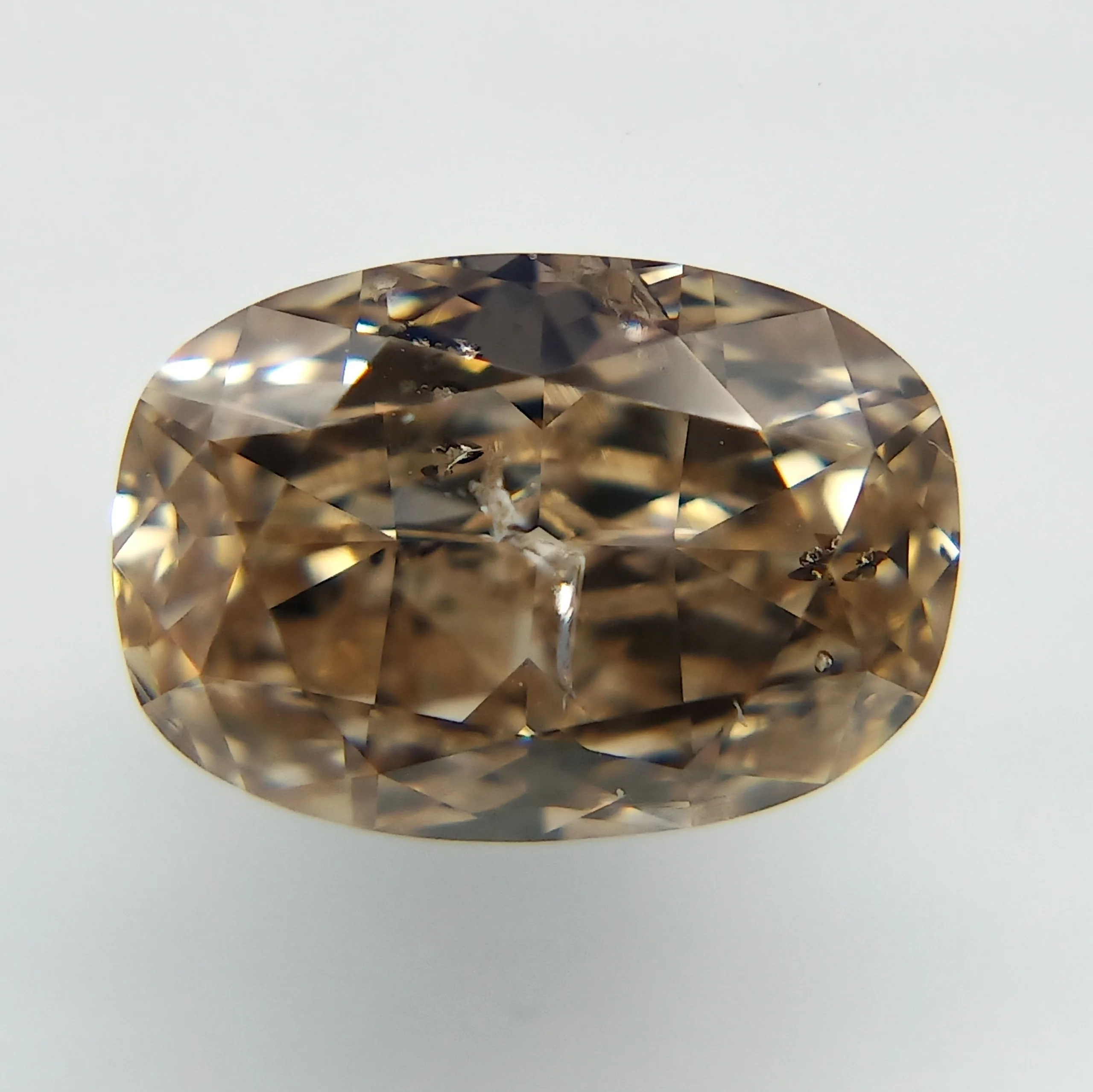 1.06 Carat Oval Fancy Brown Natural Diamond