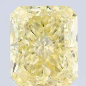1.33 Carat Radiant Fancy Yellow IF Natural Diamond