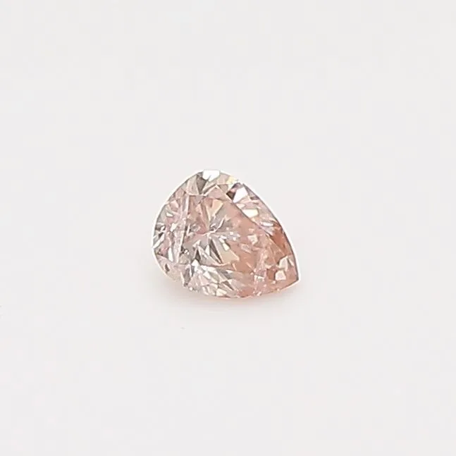 0.08 Carat Pear Fancy Pink Natural Diamond