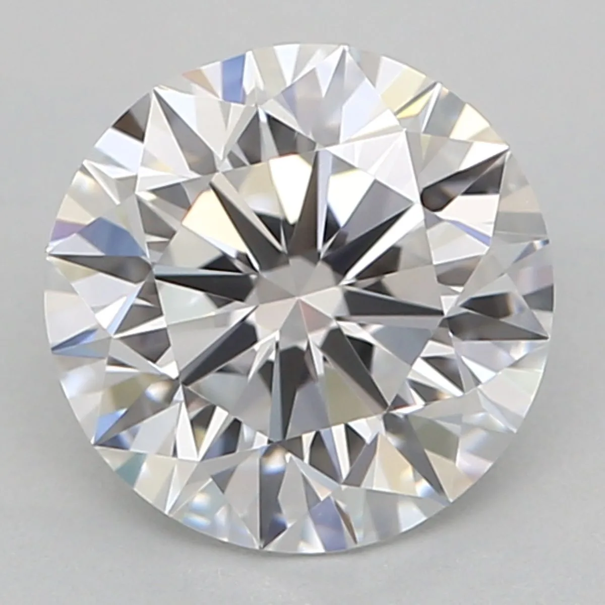 0.9 Carat Round D VVS2 Natural Diamond