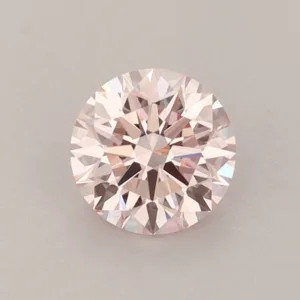 0.59 Carat Round Fancy Pink VVS2 Lab Diamond