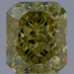 2 Carat Radiant Fancy Yellow VS2 Natural Diamond