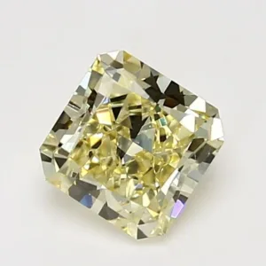 1.4 Carat Radiant Fancy Yellow VVS2 Natural Diamond