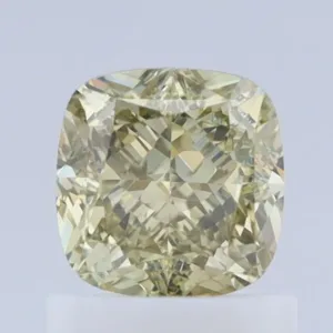 1.02 Carat Cushion Brilliant Fancy Yellow VS2 Natural Diamond