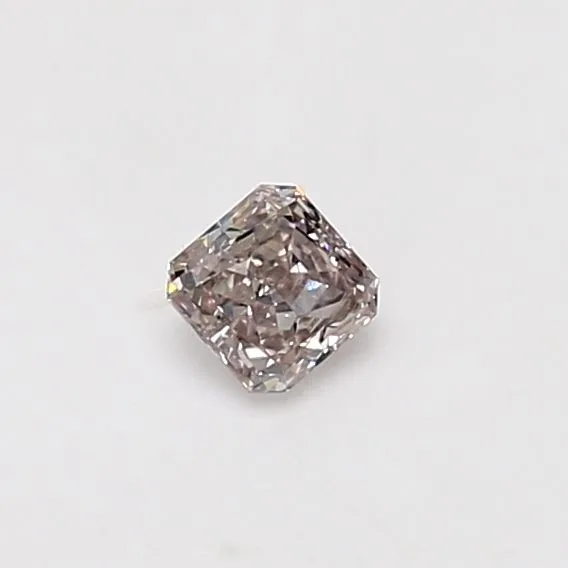 0.22 Carat Radiant Fancy Light Brown SI2 Natural Diamond