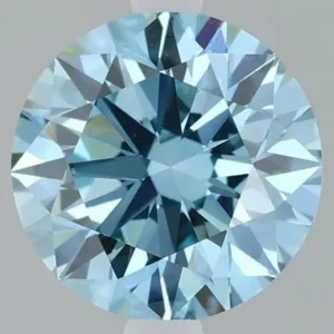 2.1 Carat Fancy Vivid Blue VS1 ROUND Lab Diamond