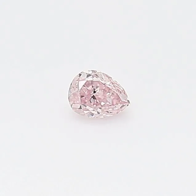 0.08 Carat Pear Fancy Pink Natural Diamond