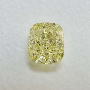1.51 Carat Cushion Modified Fancy Yellow VS2 Natural Diamond