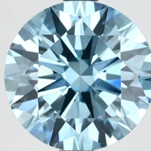 2.52 Carat Round Fancy Vivid Blue VS1 Lab Diamond