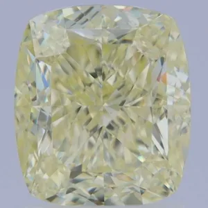 2.13 Carat Cushion Brilliant Fancy Light Yellow VS1 Natural Diamond