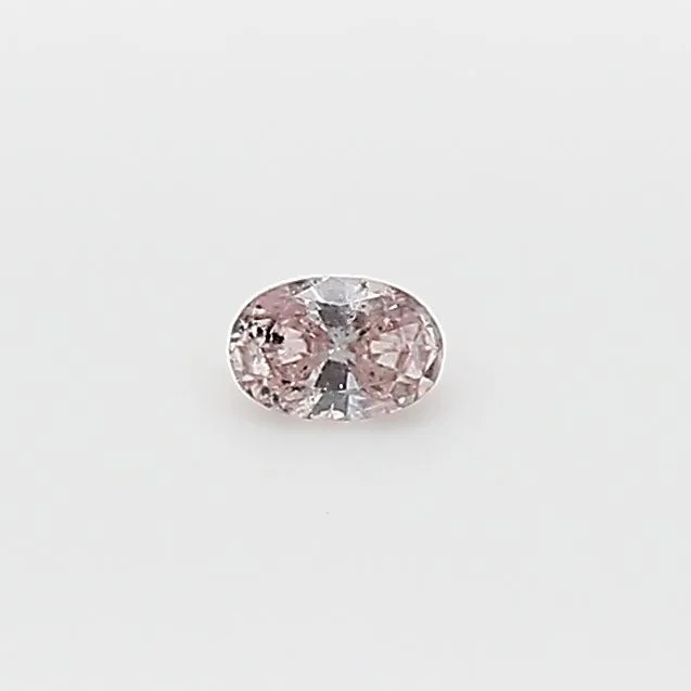 0.05 Carat Oval Fancy Pink Natural Diamond