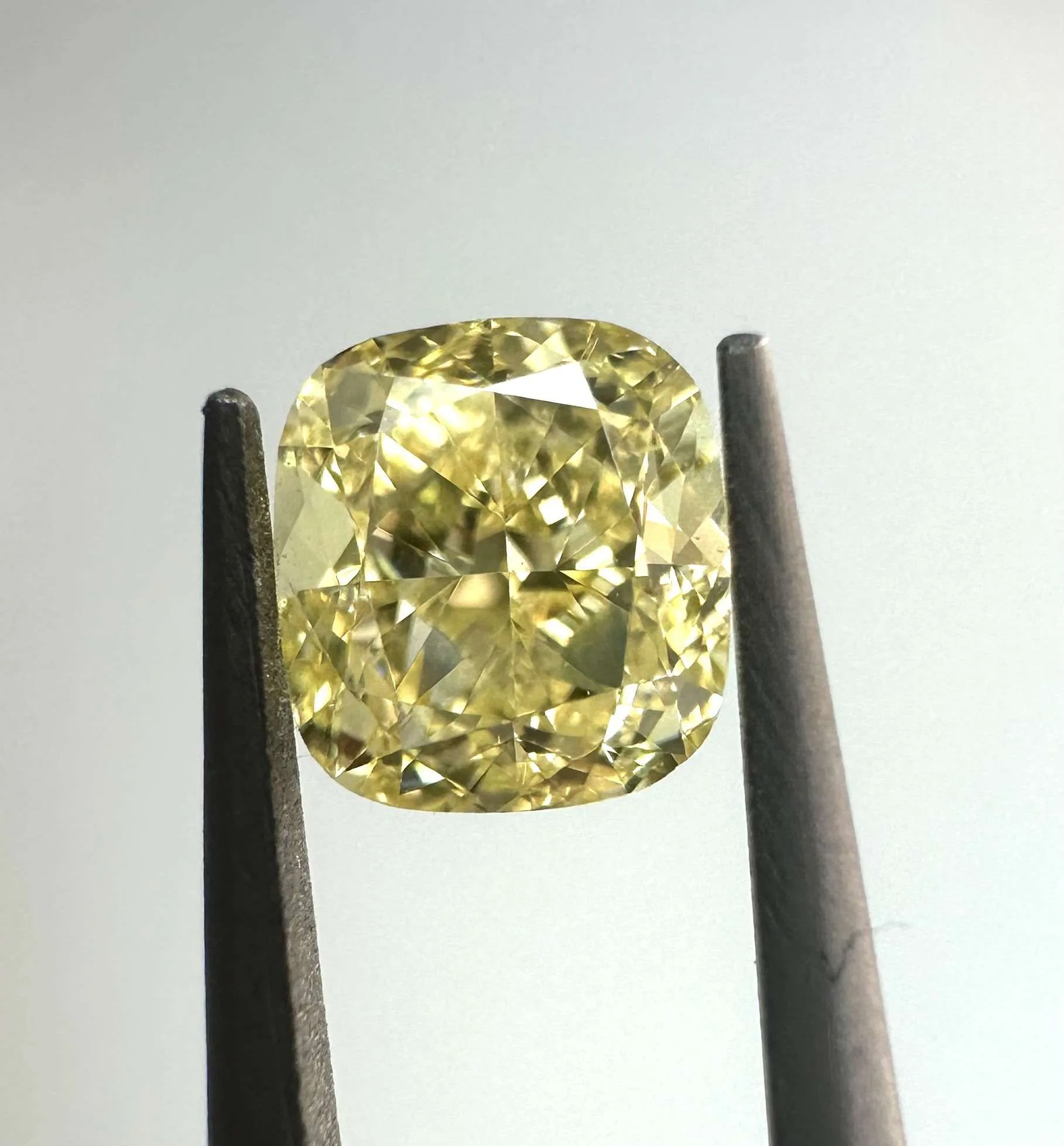 0.7 Carat Cushion Brilliant Fancy Yellow SI1 Natural Diamond 1 0.7 Carat Cushion Brilliant Fancy Yellow SI1 Natural Diamond