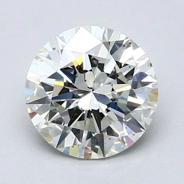 1.7 Carat Round J SI1 Natural Diamond