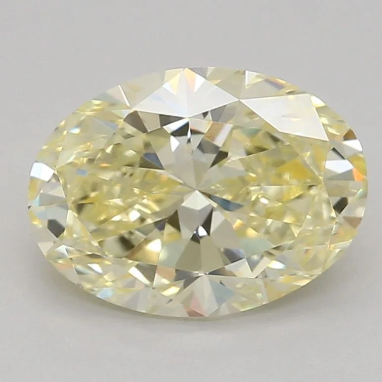 1.07 Carat Fancy Yellow VS1 OVAL Lab Diamond