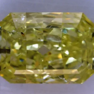 1.2 Carat Radiant Fancy Yellow I1 Natural Diamond