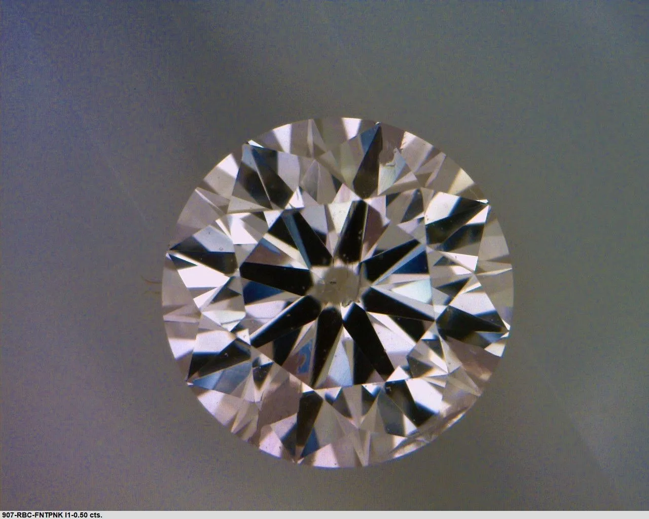 0.5 Carat Round Faint Pink I1 Natural Diamond 1 0.5 Carat Round Faint Pink I1 Natural Diamond