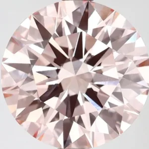 3.09 Carat Round Fancy Intense Pink VVS2 Lab Diamond