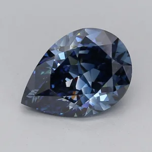 2.07 Carat Pear Fancy Deep Blue VS1 Lab Diamond