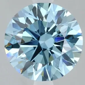 2.1 Carat Fancy Vivid Blue VVS2 ROUND Lab Diamond