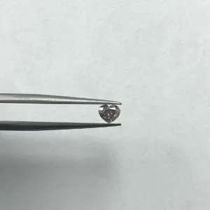 0.47 Carat Heart Fancy Brown Pink SI1 Natural Diamond