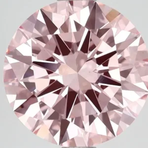 2.5 Carat Fancy Intense Pink VS1 ROUND Lab Diamond