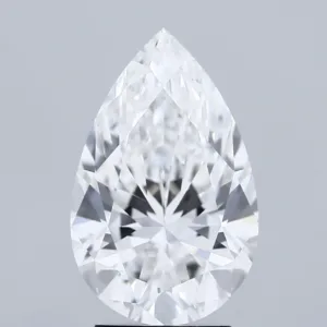 6.09 Carat G VVS2 PEAR Lab Diamond